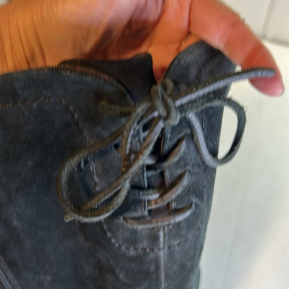 BORN HAYDEN HIGH RIDDING BOOTS BLACK SUEDE LEATHER BOOTS WOMENS SIZE 9.5 - Picture 6 of 15